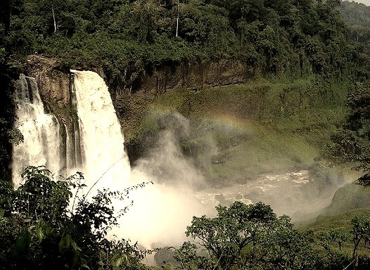 Ekom Waterfall - Western Africa, Cameroon.