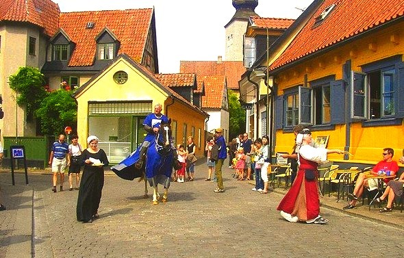 Unesco Heritage town of Visby in Gotland, Sweden