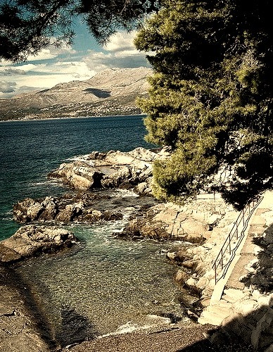 Dalmatian coast near Cavtat, Croatia