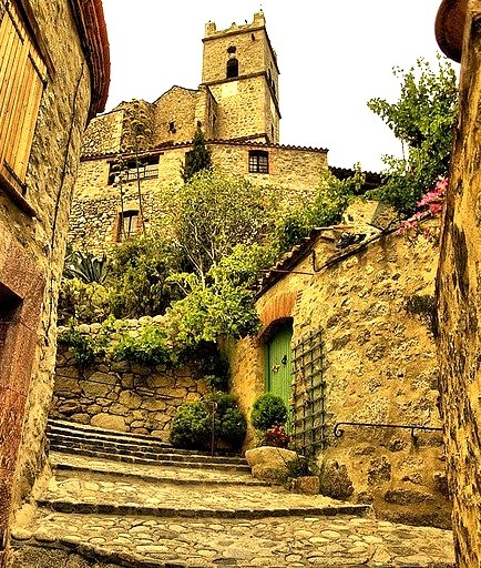 Medieval Village, Eus, France