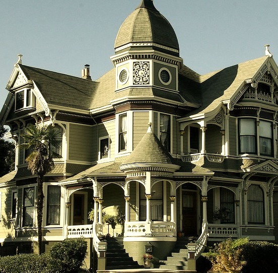 Beautiful victorian house in Alameda, California, USA