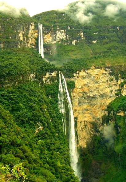 Gocta waterfall near Chachapoyas in Amazonas, northern Peru