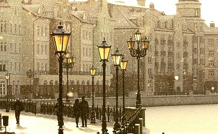 Snowy Day, Kaliningrad, Russia