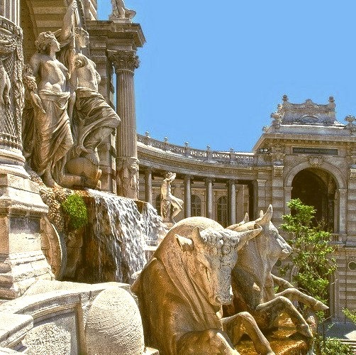 Palais de Longchamp in Marseille, France